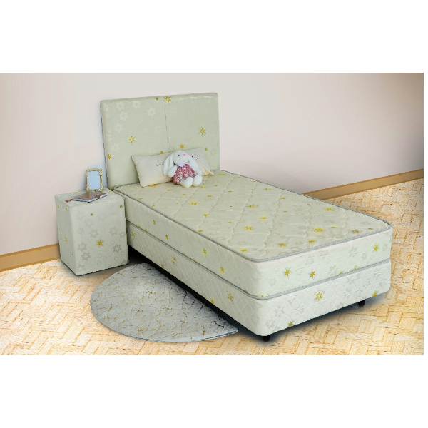 Sommier Nogal Nube 1.00X1.90 Infantil Completo