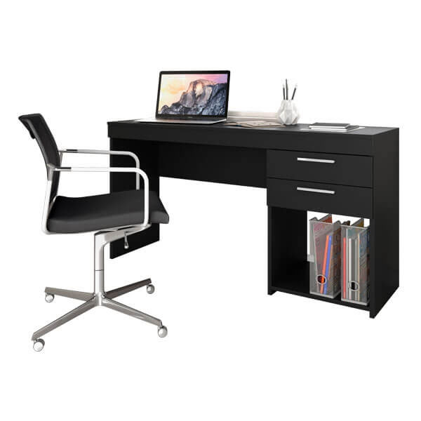 Mesa Office 51015 Notavel Negro