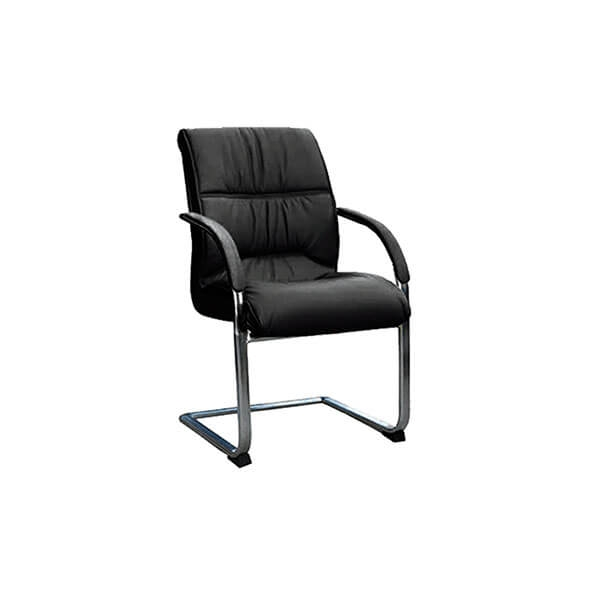 Silla Interlocutora Abba 3346 Negra – Confort y Estilo Profesional