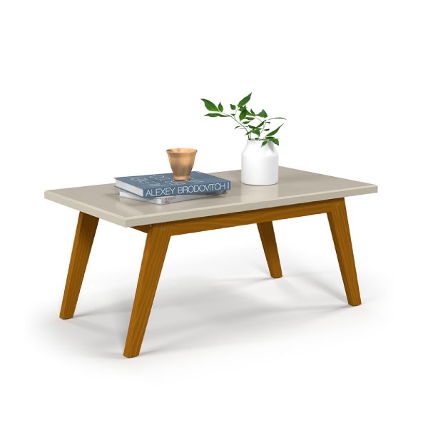 Mesa Centro Prism Patrimar Off White | Madera