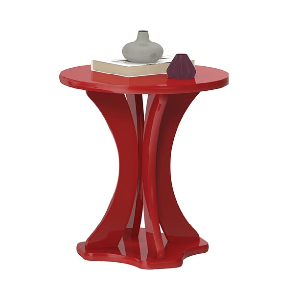 Mesa Lateral Mariana Patrimar Rojo