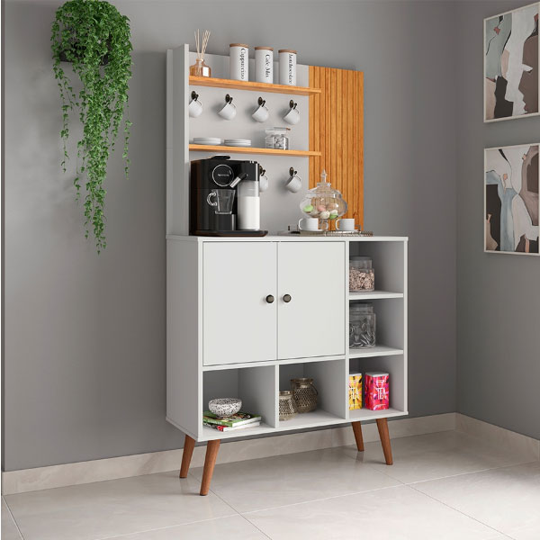 Rincón Del Café 2 Puertas Aurora Patrimar Blanco | Cinamomo