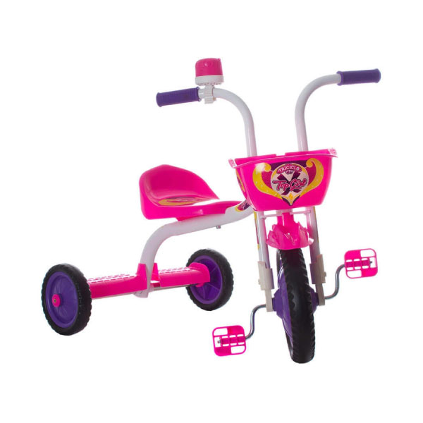 Triciclo Top Girl Ultra Bikes Blanco|Rosa