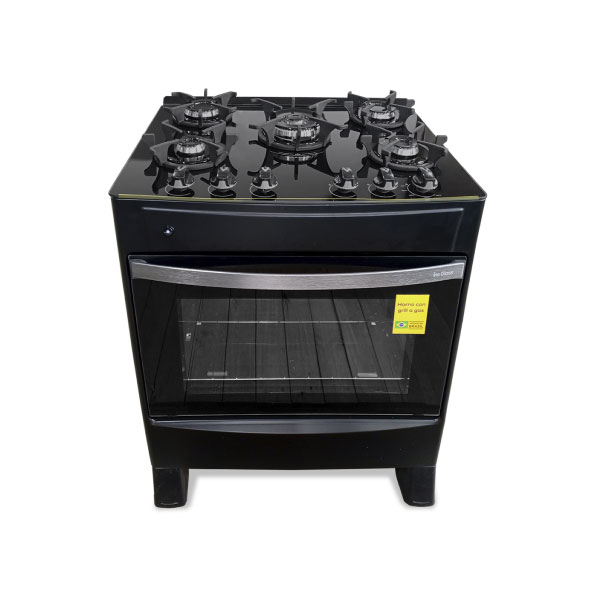 Cocina Realce Premiun Glass 5H Negro