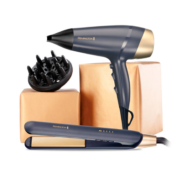 Combo Remington S580 Planchita + Secador Sapphire Luxe