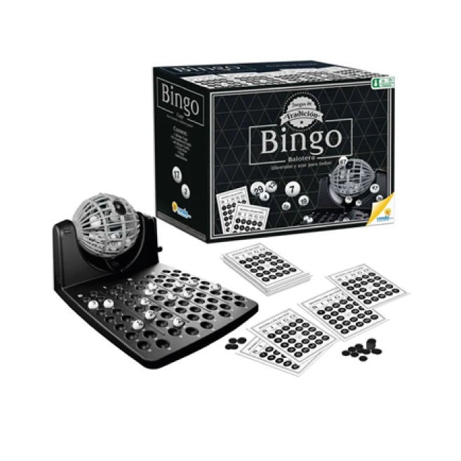 Juego De Mesa Bingo Balotera De Lujo Ronda
