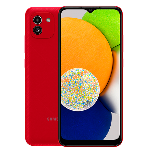 Celular Samsung Galaxy A03 Duos 32 GB. Rojo