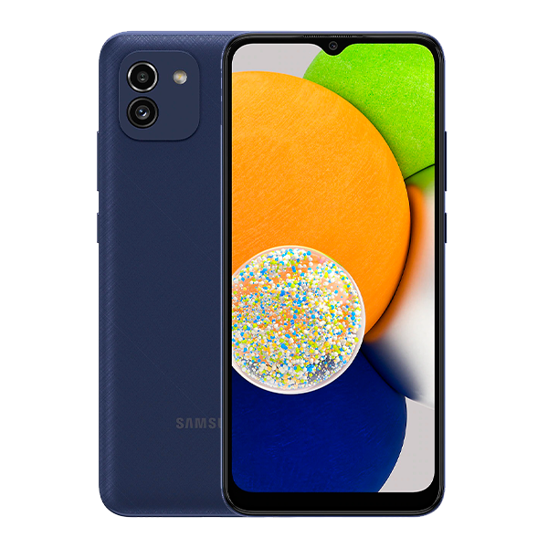 Celular Samsung Galaxy A03 Duos 64 GB. Azul