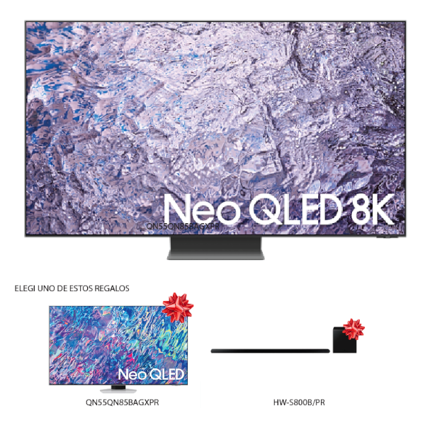 TV Samsung QN65QN800CGXPR 65" Qled 8K Smart