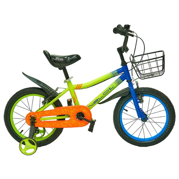 Bicicleta Veloz Speedy VZ 15 Arp 16 Verde/Azul