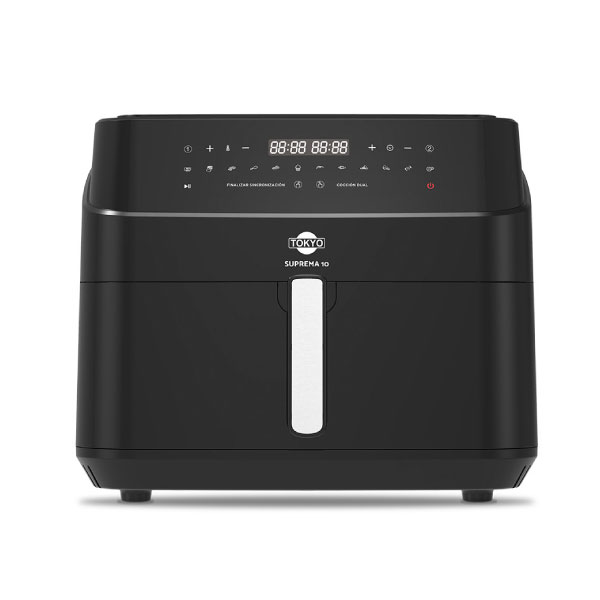 Air Fryer Tokyo Suprema 10Lts Doble Canasta C/ Divisor Extraible