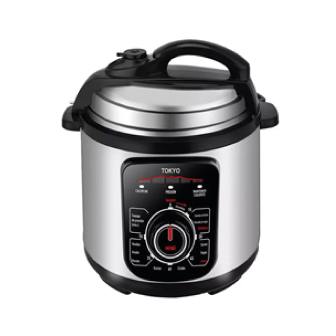 Olla A Presión 6Lts Tokyo Cook Pro 8 Niveles 1000W