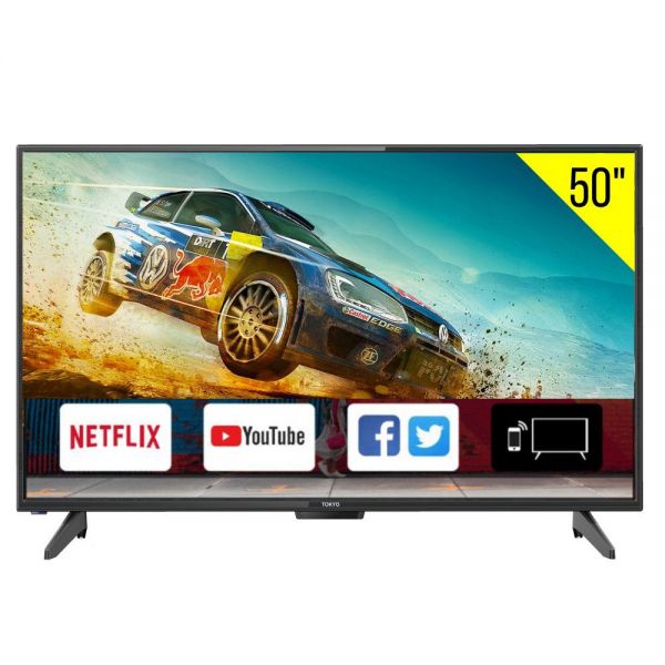 Cuánto mide un TV de 50 pulgadas?