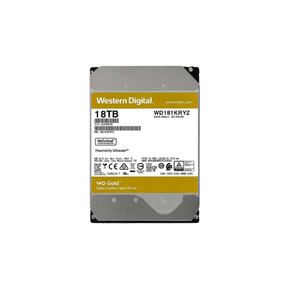 Disco Duro SATA3 18TB Western Digital Gold Enterprise 7200 512MB