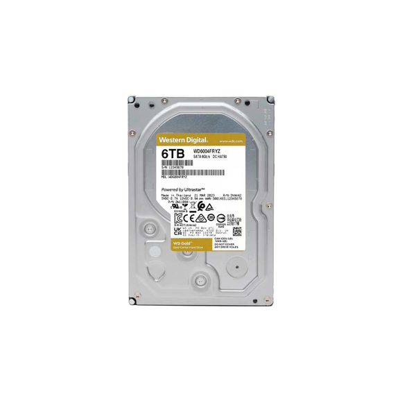 Disco Duro SATA3 6TB Western Digital Gold Enterprise 7200 256MB